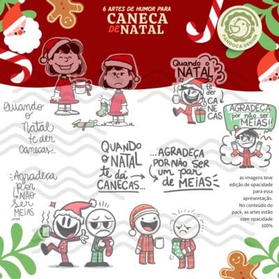 HUMOR - Artes Canecas de Natal - Image 3